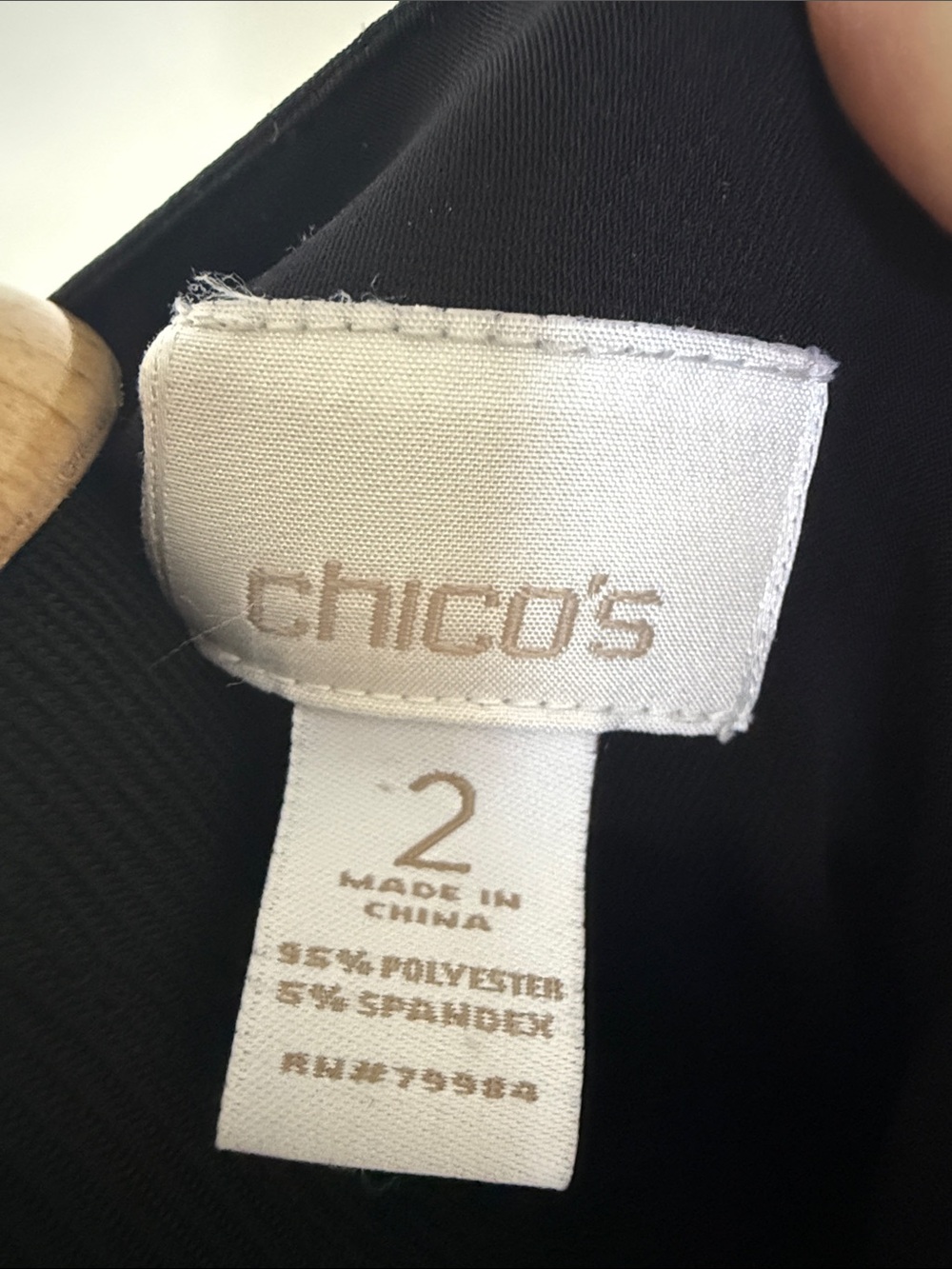 Chico’s Sleeveless V-Neck Maxi Dress in Black & Purple Ikat Print Sz XL - Picture 8 of 11